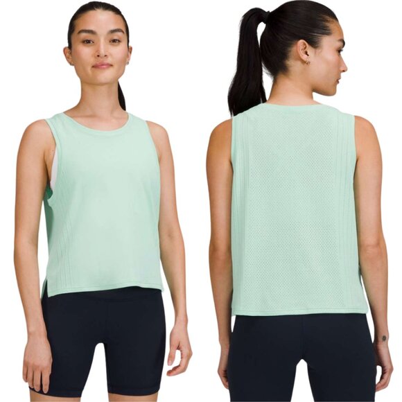 Lululemon Train to Be Tank Top Women's 10* Wild Mint Active Workout Activewear - Picture 1 of 11